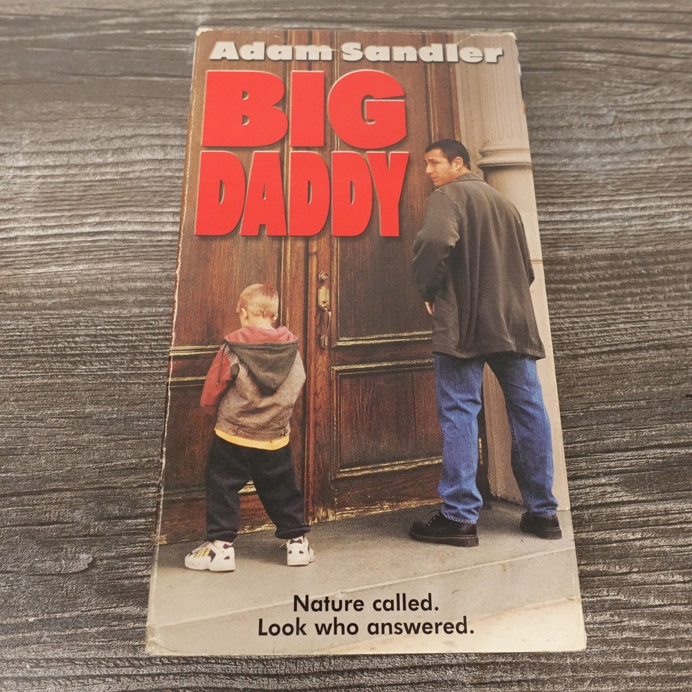 Columbia TriStar Big Daddy VHS Movie Adam Sandler N/A Brown Good 03892 Comedy